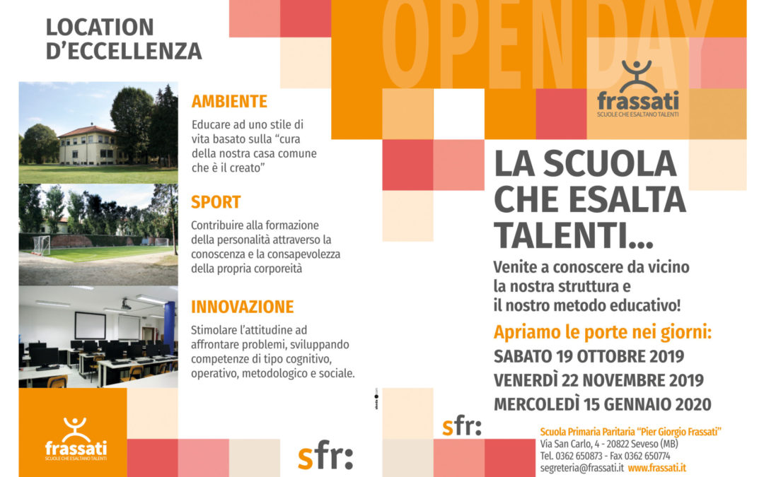 Open day Primaria, il 22 novembre si parla di doposcuola
